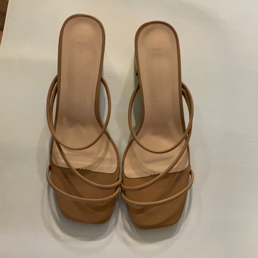 Strappy heels